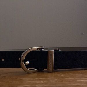 Michael Kors womens reversible Belt with Silver Buckle size XS